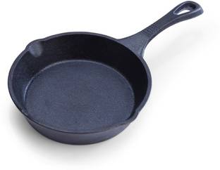 WONDERCHEF Forza Pre Seasoned Cast Iron Fry Pan 15 cm diameter 0.5 L capacity