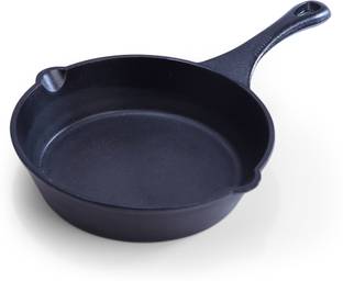 WONDERCHEF Forza Pre Seasoned Cast Iron Fry Pan 19 cm diameter 1 L capacity