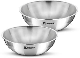 BERGNER Tripro Triply Stainless Steel 2 Pcs Tasla Set 1.5 L, 2 L capacity 22 cm, 20 cm diameter