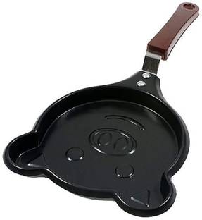 VDNSI Multi Designed Omelet Pan | Mini Egg Fry Pan for Kitchen Fry Pan 24 cm diameter with Lid 1 L capacity