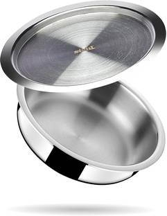 Stahl Artisan Triply Lagdi Handi 1.8 L with Lid
