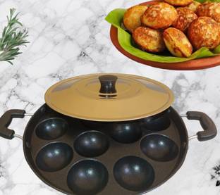 BIGWIN Paniarakkal with Lid 1 L capacity 24 cm diameter