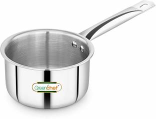 Greenchef Steel Crest tri ply stainless steel Sauce Pan 14 cm diameter 1250 ml capacity