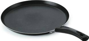 NIRLON Non-Stick Aluminium Flat Tawa, Tawa 26 cm diameter