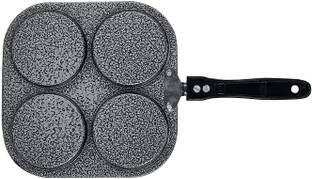 MUSVUZA Non-Stick Mini Grill Tawa Uttapam Tawa Multi Snack Grill Pan 19 cm diameter 1 L capacity
