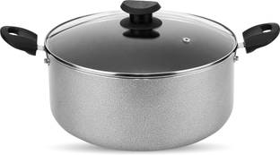 NAVRANG Biryani Pot High Grade Aluminium Nonstick Biriyani pot, 7.7 LTR Pot 28 cm diameter 7.7 L capacity with Lid