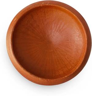 Kichera 9.5 Inch Clay Tawa/Frying Pan/Appam/Pathiri Chatti for Cooking & Serving