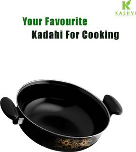 Kashvi Premium Big Kadhai Kadhai 26 cm diameter 3.5 L capacity