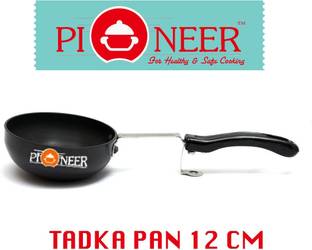 Pioneer Hard Anodised 3mm Tadka Pan | Thalipu | Karandi | Vagariya Bake Lite Handle Tadka Pan 12 cm diameter 0.2 L capacity