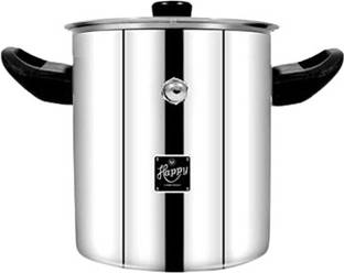 Happy Stainless Steel Double Wall Milk Boiler | Milk Cooker | Milk Container | Milk Pot 14 cm diameter 1.5 L capacity with Lid