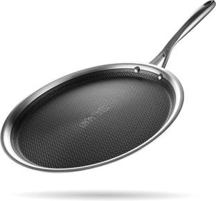 Stahl Artisan Hybrid Triply Non Stick Dosa Tawa 32 cm diameter