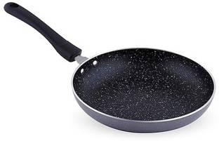 NARV Non-stick Gas stove compatible Non Base Frying Pan with Steel Lid Paniarakkal with Lid 1.5 L capacity 23 cm diameter