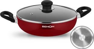 Benon Induction Base Kadhai 24 cm diameter with Lid 2 L capacity