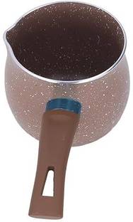 nabhu Mini Non-Stick Milk Pan | Aluminium Alloy Coffee Pot | Small Kitchen Cooking Pot Milk Pan 9 cm diameter 159 L capacity