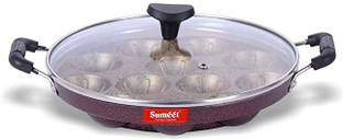 bishnoi 29 @ Side Handle Non-Stick 12 Cavity Appam Pan Idli Maker (1 Plates , 12 Idlis ) Microwave Idli Maker