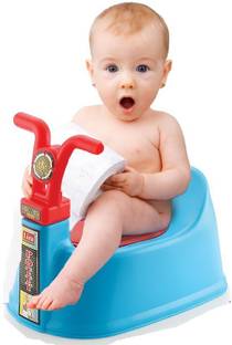 Nabhya Small Size Bike Style Toilet Trainer Baby Potty Seat With Closing LID ( For 6-12 Month Kids Only) Potty Seat Potty Seat