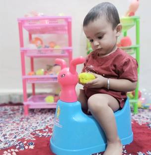 KORBOX Baby Toilet Trainer Potty Seat with Lid Cover with Removable Tray Potty Seat
