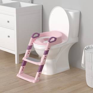 Little Olive Anti-Slip Training Toilet Seat for Kids with Ladder, Ideal for Safe Training Potty Seat