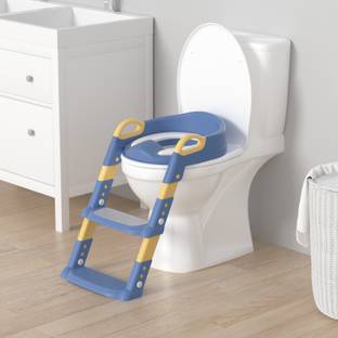 Little Olive Anti-Slip Training Toilet Seat for Kids with Ladder, Ideal for Safe Training Potty Seat