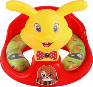 Nabhya Toilet Trainer Soft Cushion Baby Potty Seat With Rabbit Handle And Back Support Potty Seat