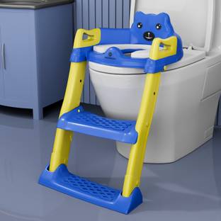 StarAndDaisy Baby Potty Training Toilet Seat, Anti-Slip Potty Training Seat With Ladder Potty Seat