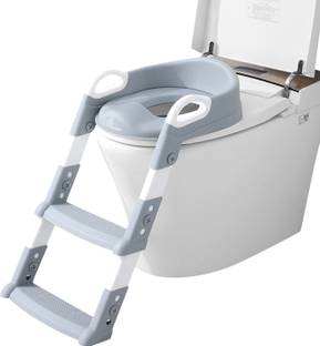 R for Rabbit Hiltop Kids Step Stool Adjustable & Non-Slip Ladder for 1 -7 Years Kids Potty Seat