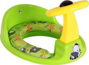 Nabhya Toilet Trainer Soft Cushion Baby Potty Seat With Ferrari Handle And Back Support Potty Seat
