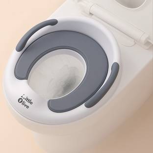 Little Olive Baby Potty Seat with Backrest & Splash Guard | Toilet Trainer for Kids Potty Seat