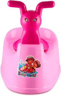 FortunShop Toilet Trainer Baby World Potty Seat Cartoon Face with Removable Tray & Closing Lid Baby World Baby Potty Seat Potty Seat Potty Seat Potty Seat