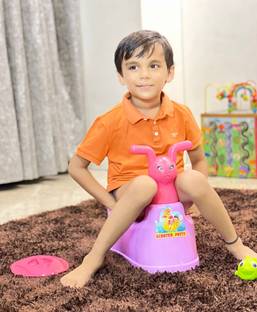 Maxwell Potty Toilet Trainer Seat/Chair with Lid and High Back Support for Boys Girls Potty Seat
