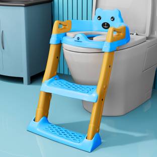 StarAndDaisy Baby Potty Training Toilet Seat, Anti-Slip Training Seat With Ladder Potty Seat