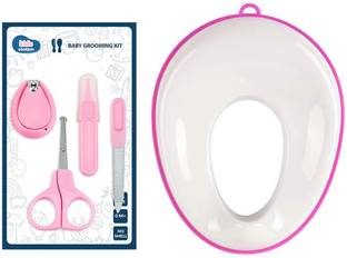 KIDS STATION Portable Baby Potty Training Seat & Baby Grooming Kit Combo Pack Potty Box