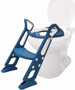 GOCART Adjustable Toilet Training Seat with Sturdy Non-Slip Wide Step and Soft Cushion for Baby Potty Seat