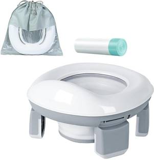 Zibuyu Portable Potty Toilet Training Seat for Toddlers Ages 1 to 5 Foldable with Bag Potty Seat