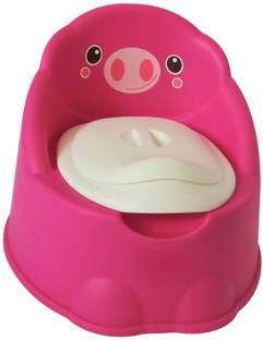 OUI MAMA Baby Potty Training Seat, Detachable Potty Bowl, Cute Design Back Support Potty Seat