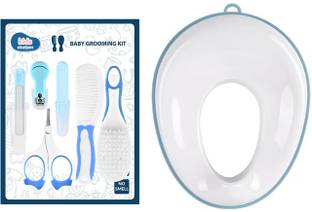 KIDS STATION Portable Baby Potty Training Seat & Baby Grooming Kit Combo Pack Potty Box