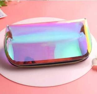 SR Collection Holographic small pouch MULTICOLOR Travel Toiletry Kit