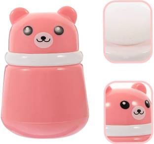 bbktrders Baby Powder Puff Dispensor | Powder Puff With Holder Container |