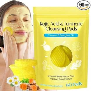 Eway Kojic Acid & Turmeric Cleansing Pads Skin Brightening & Deep Cleansing Face Pads