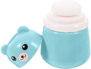 Honey Boo Baby Powder Puff Portable Dispenser with Box Holder Container for Newborn & Kids