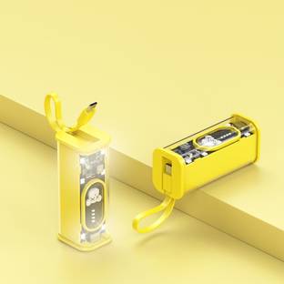 TEXOVERA 5000 mAh 15 W Mini Pocket Size Power Bank