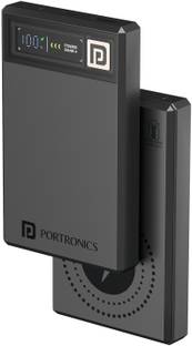 Portronics 10000 mAh 22.5 W Wired & Wireless Compact Power Bank