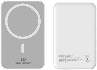 True Desire 10000 mAh 22.5 W Wired & Wireless With MagSafe Ultra Compact Pocket Size Power Bank