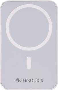 ZEBRONICS 10000 mAh 20 W Wired & Wireless With MagSafe Compact Pocket Size Power Bank