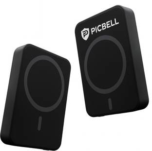 PICBELL 10000 mAh 15 W Wired & Wireless With MagSafe Compact Pocket Size Power Bank