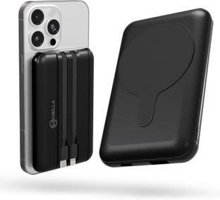 Mobilla 10000 mAh 22.5 W Wired & Wireless With MagSafe Compact Pocket Size Power Bank