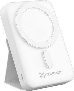 MuvTech 10000 mAh 20 W Wireless With MagSafe Compact Pocket Size Power Bank