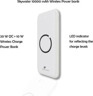 SKYWATER 10000 mAh 10 W Wireless Power Bank