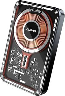 DUDAO 10000 mAh 22.5 W Wired & Wireless With MagSafe Ultra Compact Pocket Size Power Bank