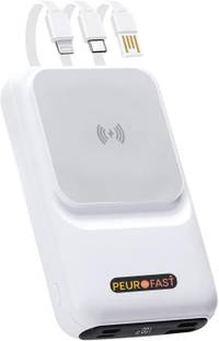 Peurofast 10000 mAh Wired & Wireless With MagSafe Slim Pocket Size Power Bank